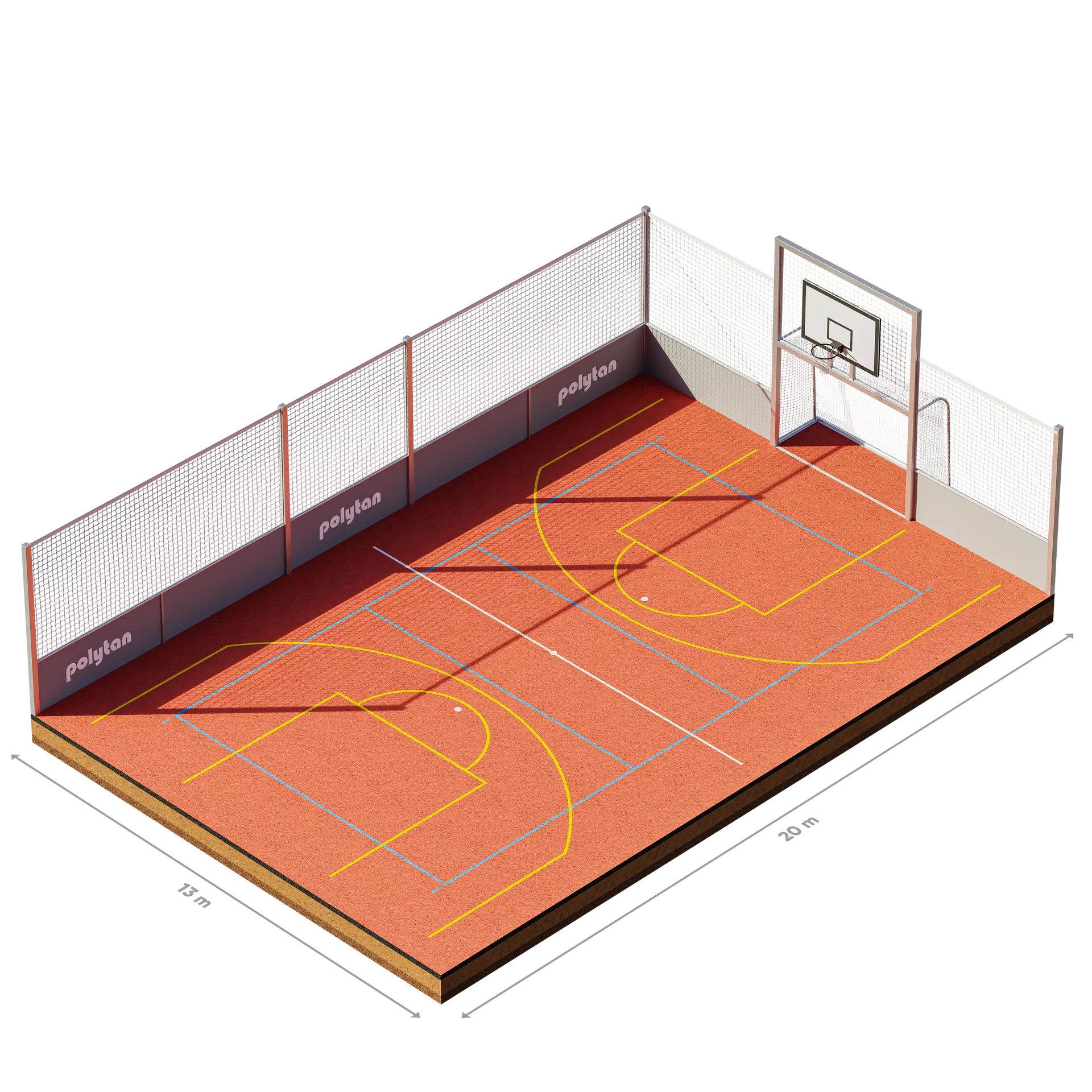 PolyPlay Arena Multi verschiedene Spielfeldgrößen möglich 